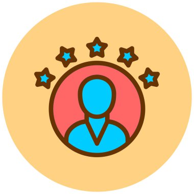 kullanıcı. Web simgesi basit illüstrasyon