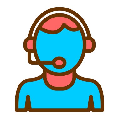 Çağrı merkezi. Web simgesi