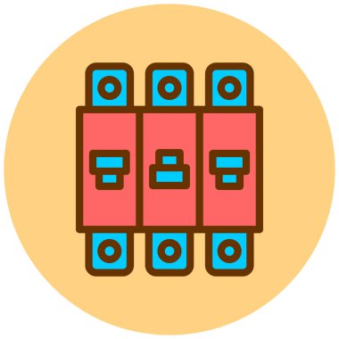 Arşiv. Web simgesi basit illüstrasyon