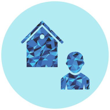 ev simgesi vektör illüstrasyonu