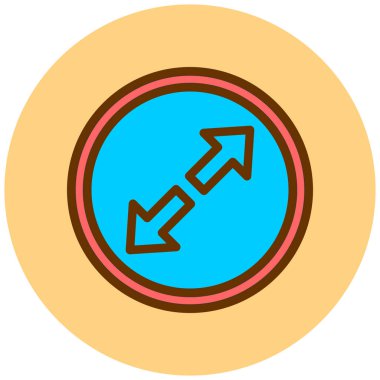 ok simgesi vektör illüstrasyonu