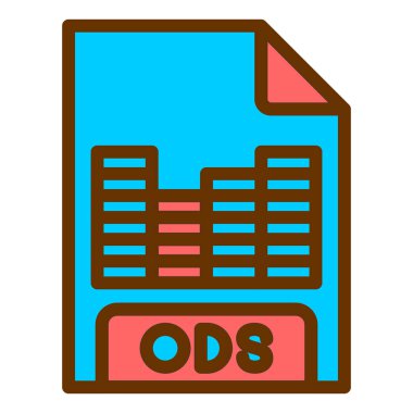 dosya biçimi simgesi, vektör illüstrasyonu