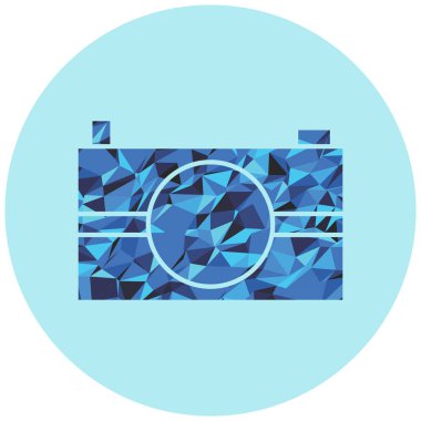 kamera simgesi, vektör illüstrasyonu basit tasarım