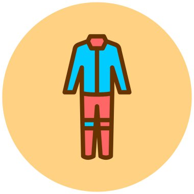 Pantolon. Web simgesi basit illüstrasyon