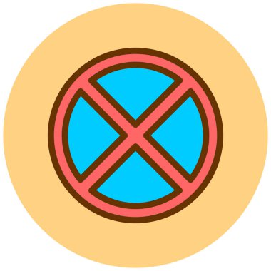 tüten simge yok, vektör illüstrasyonu