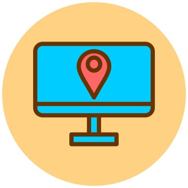 GPS konumu. Basit resimleme