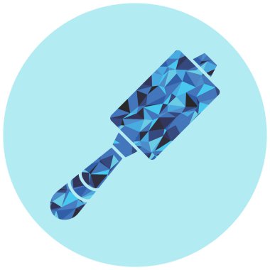 Bir kalbin izole edilmiş tek bir simgesinin vektör çizimi