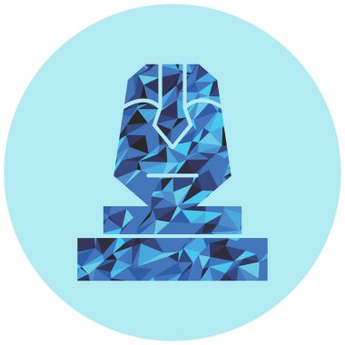 b harfinin vektör çizimi