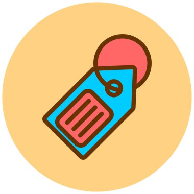 alışveriş poşeti düz vektör simgesi