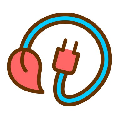 Fiş. Web simgesi basit illüstrasyon