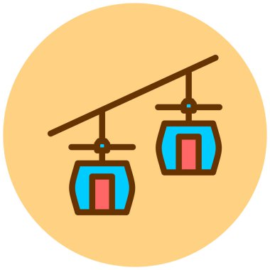 ulaşım vektör çizgisi simgesi