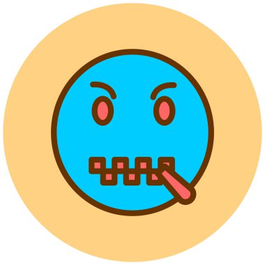 yüz simgesi, vektör illüstrasyonu