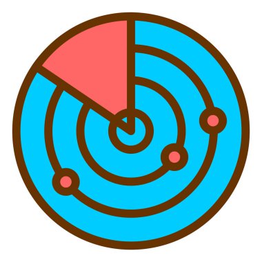 Hedef. Web simgesi basit illüstrasyon