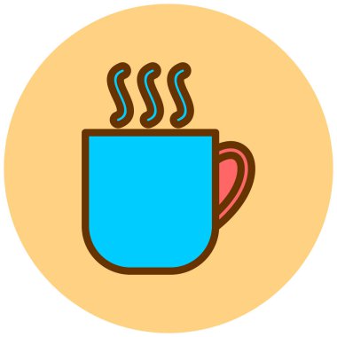 kahve fincanı vektör simgesi