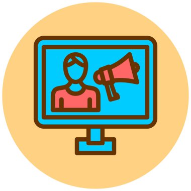 seo modern simgesinin vektör illüstrasyonu