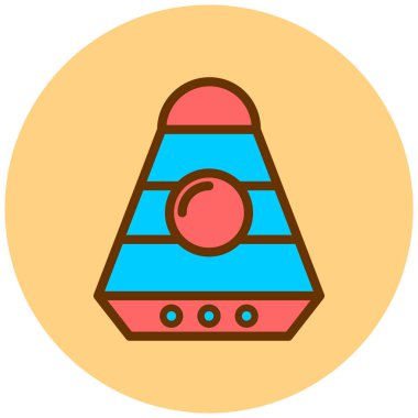 Yemek. Web simgesi basit illüstrasyon