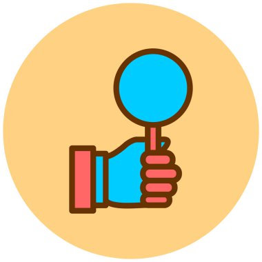 Ara. Web simgesi basit illüstrasyon