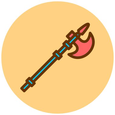 Kılıç. Web simgesi basit illüstrasyon