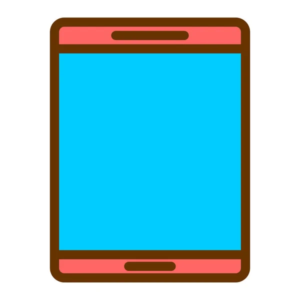 Smartphone Web Icoon Eenvoudige Illustratie — Stockvector