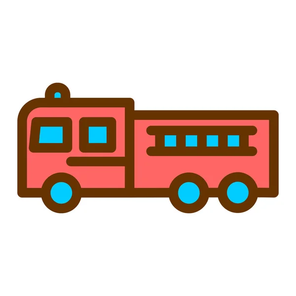 Bus Pictogram Vector Illustratie — Stockvector