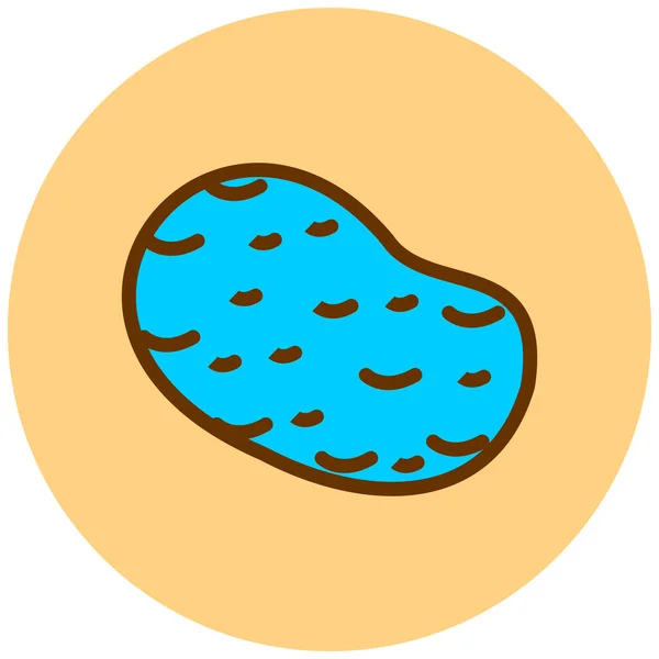 Пончик Иконка Сайта — стоковый вектор