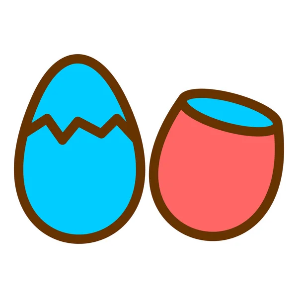 Eier Symbol Vektor Illustration — Stockvektor