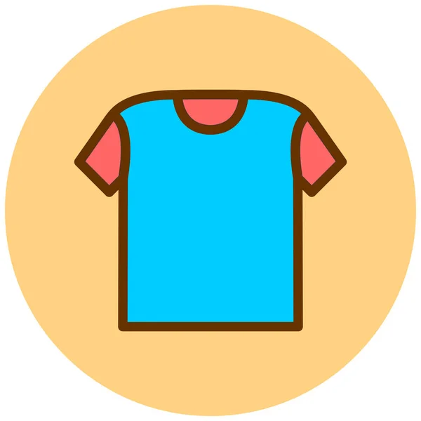 Een Tshirt Web Icoon Eenvoudige Illustratie — Stockvector