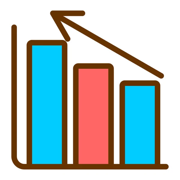 Diagramme Illustration Simple — Image vectorielle