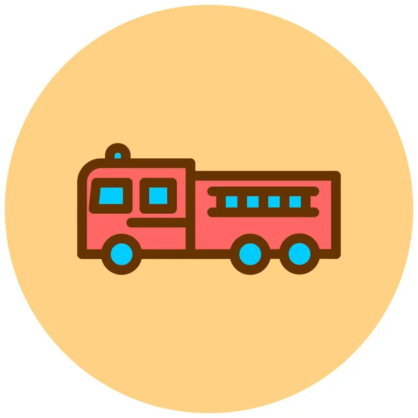 Autobús Icono Web Diseño Simple — Archivo Imágenes Vectoriales