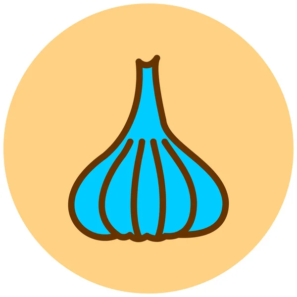 Garlic Web Icon Simple Illustration — Stock Vector