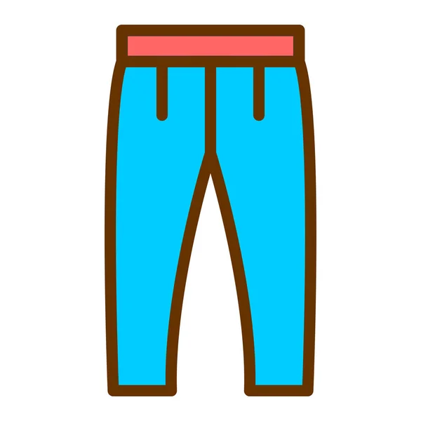 Shorts Web Symbol Einfache Illustration — Stockvektor