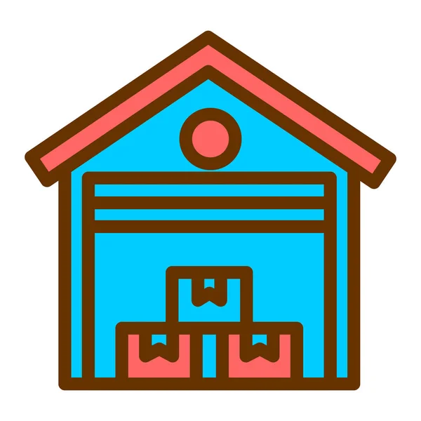 Haus Web Symbol Einfache Illustration — Stockvektor