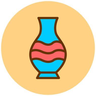 Sürahi. Web simgesi basit illüstrasyon