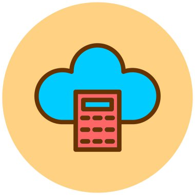 Bulut hesaplama. Web simgesi