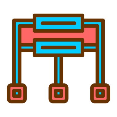 mobil uygulama için renk web simgesi