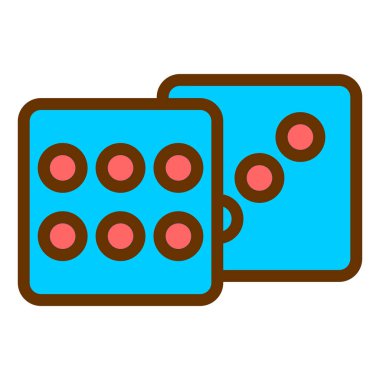 dices web simgesi basit tasarım