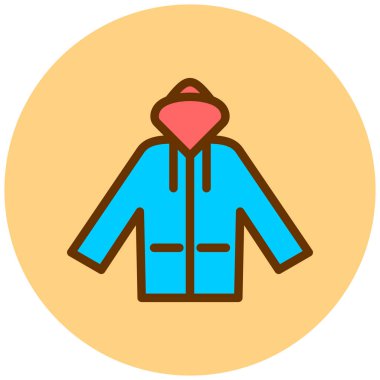 Kıyafet ikonu. erkek vektör illüstrasyonu