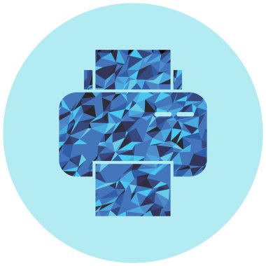 Yazıcı web simge vektör çizim 