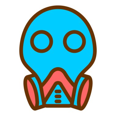 Maske. Web simgesi basit tasarım