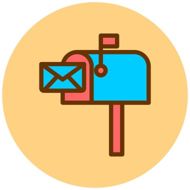 E- posta simgesi vektör illüstrasyonu