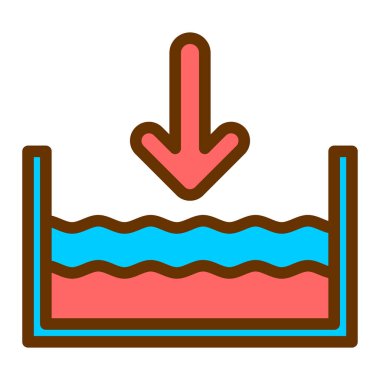 Deniz seviyesi. Web simgesi