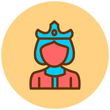 avatar vektör düz simge