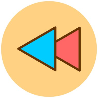 Müzik. Web simgesi basit illüstrasyon