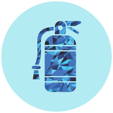 Mavi beyaz spor çantasının vektör çizimi