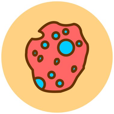 donut. Web simgesi basit illüstrasyon