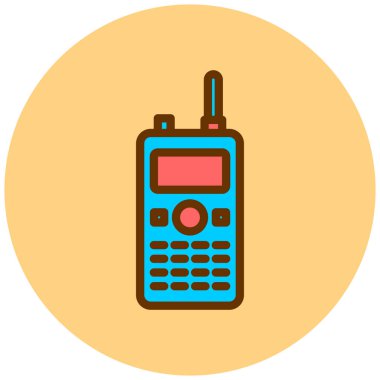 Cep telefonu. Basit resimleme