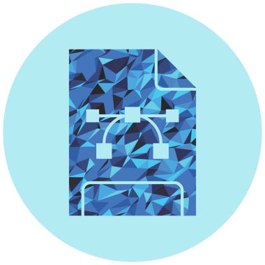 Modern moda simgesinin vektör illüstrasyonu