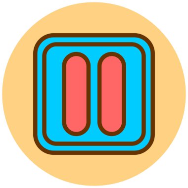 Dur. Web simgesi basit tasarım