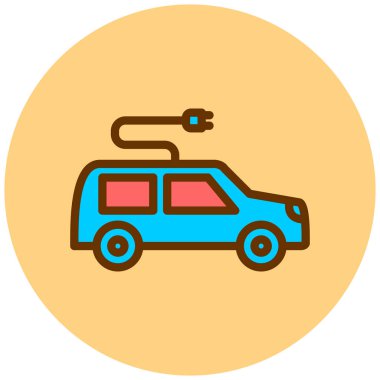 - Araba. Web simgesi basit illüstrasyon