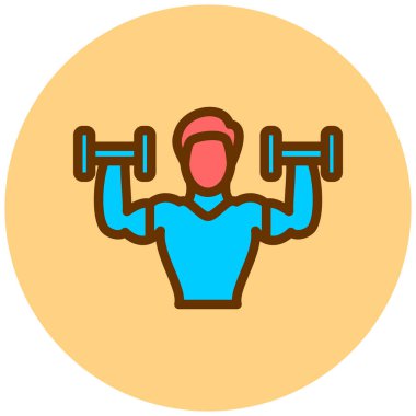 Zindelik. Web simgesi basit illüstrasyon